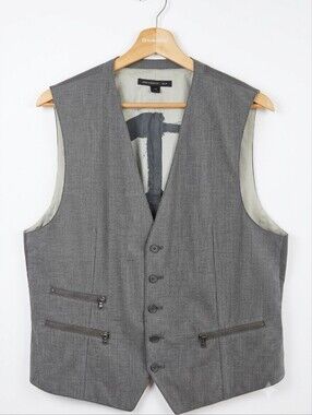 John Varvatos Star U.S.A. men's tailored utility vest- Size 40